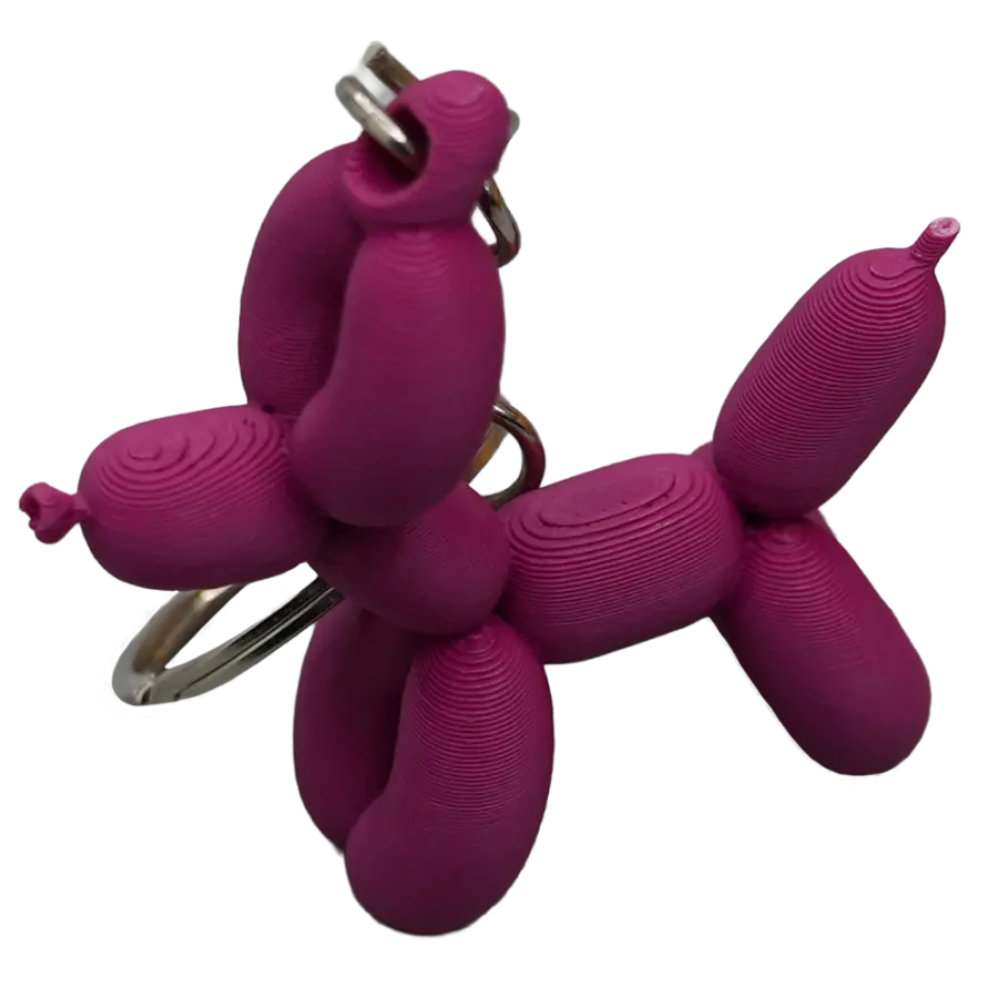 Balloon dog keychain - 