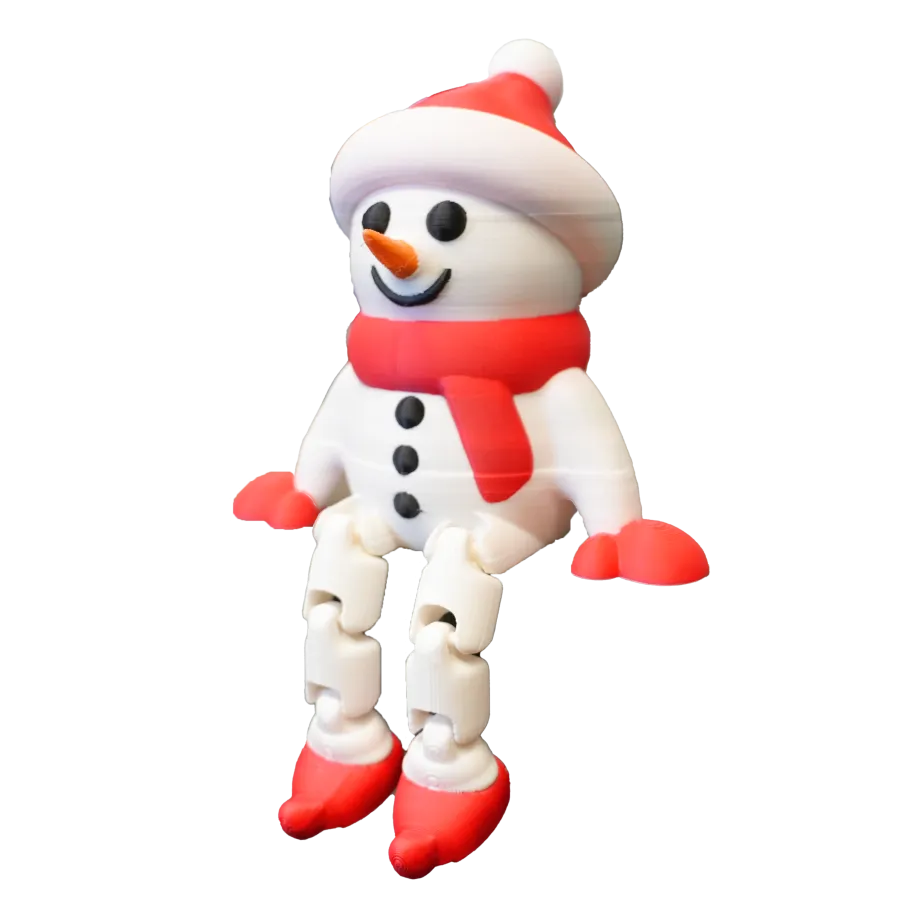 Flexibele sneeuwpop - 16CM
