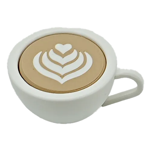 Koffiekopje fidget clicker sleutelhanger