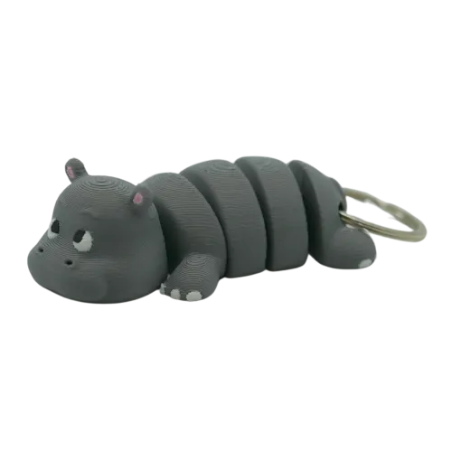 Flexi Nijlpaard sleutelhanger