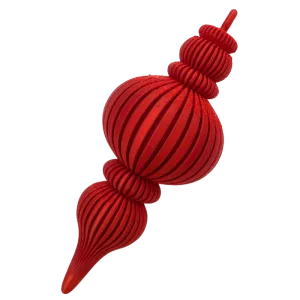 Langgestreckte Weihnachtskugel -  -  - 