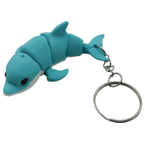 Dolfijn sleutelhanger - Turqouise