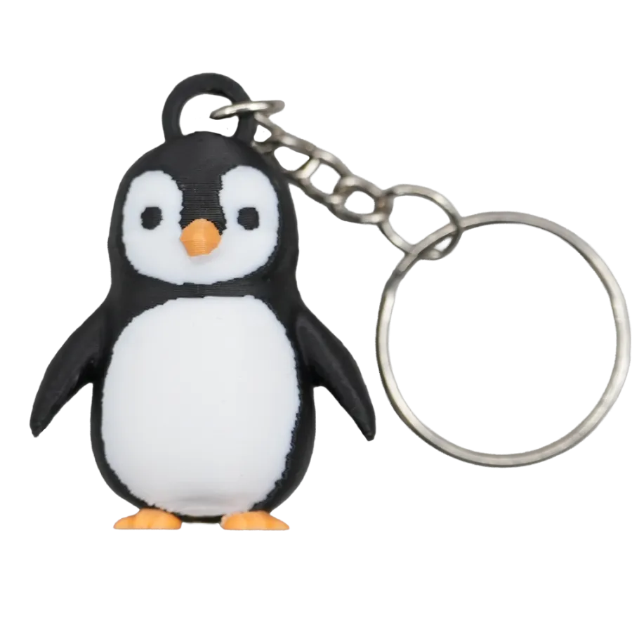 Pinguin-Schlüsselanhänger