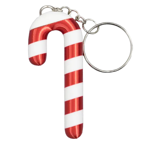 Candy cane sleutelhanger