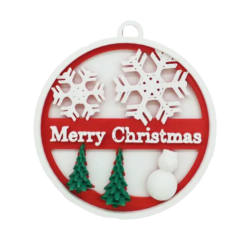 Merry Christmas kerstbal | 7CM