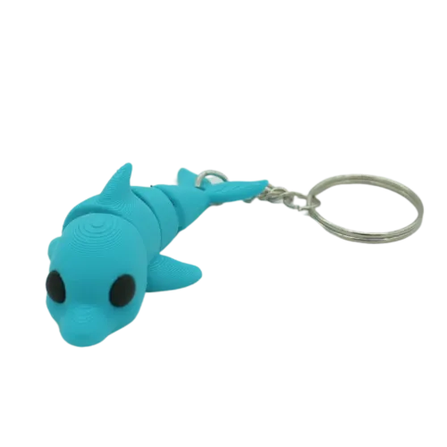 Dolfijn sleutelhanger | Turqouise