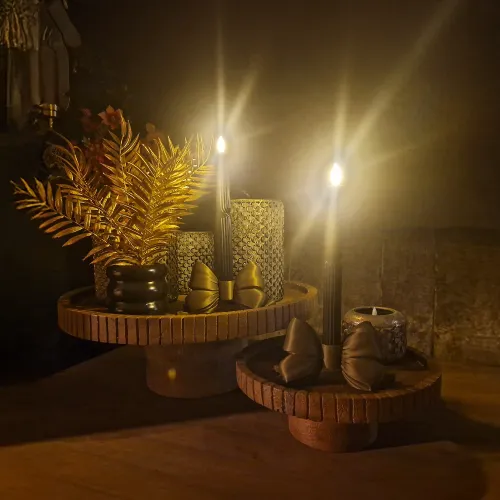 Waxinelichthouder Strik