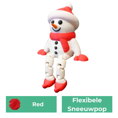 Flexibele sneeuwpop | 16CM