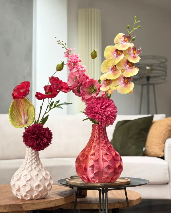 Onze collectie 3D geprinte vazen