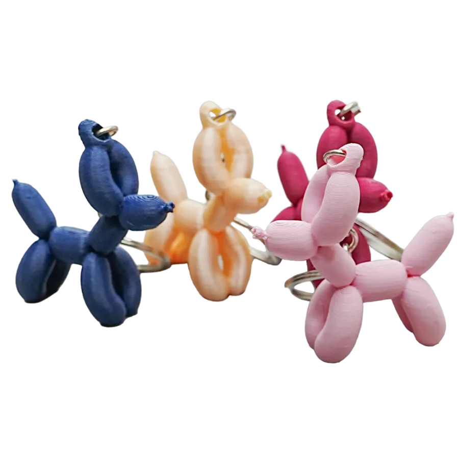 Balloon dog keychain - 