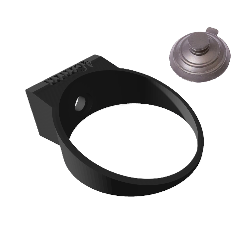 Planthanger voor Aquarium | Pothouder voor Open Aquarium | Zuignap | 46mm