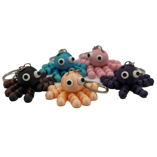 Flexi Octopus Schlüsselanhänger | 