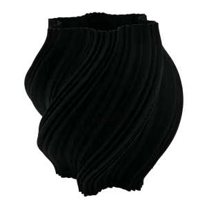 Liora 3D vaas - Zwart - 25CM