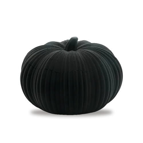 Pompoen schaal - Zwart - 13CM