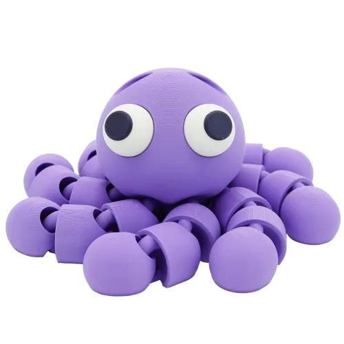 Flexibele octopus | 25CM | Chocolade Bruin | 25CM