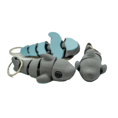 Flexi Shark Keychain