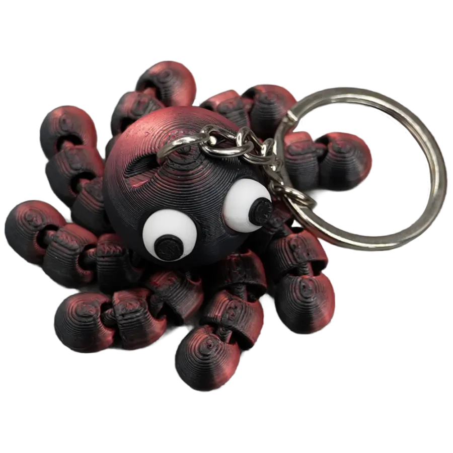 Flexi Octopus Schlüsselanhänger - 
