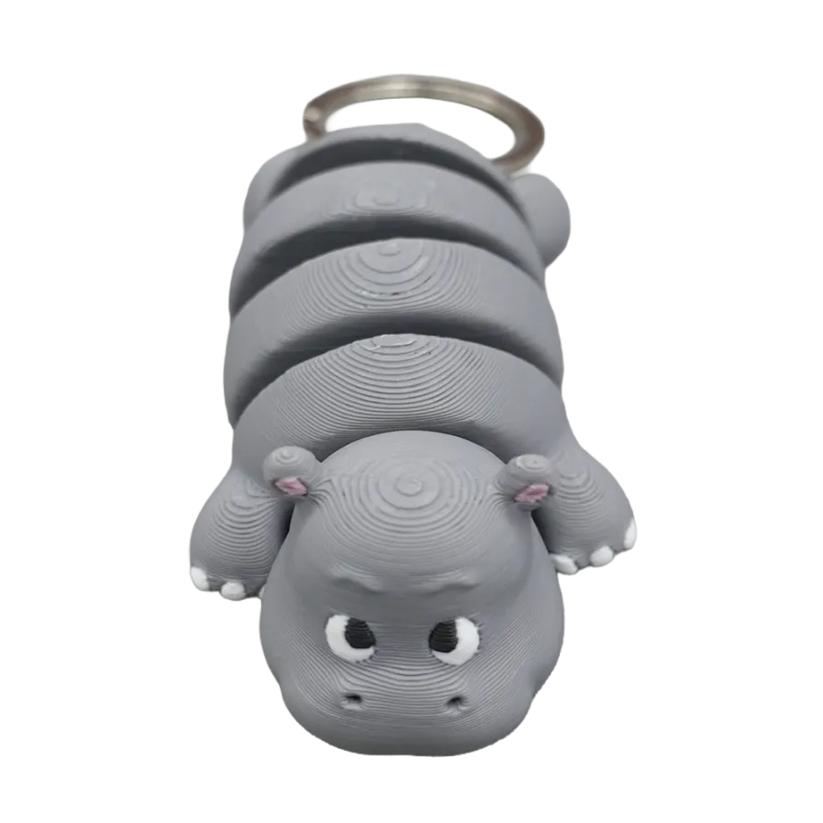 Flexi Nijlpaard sleutelhanger