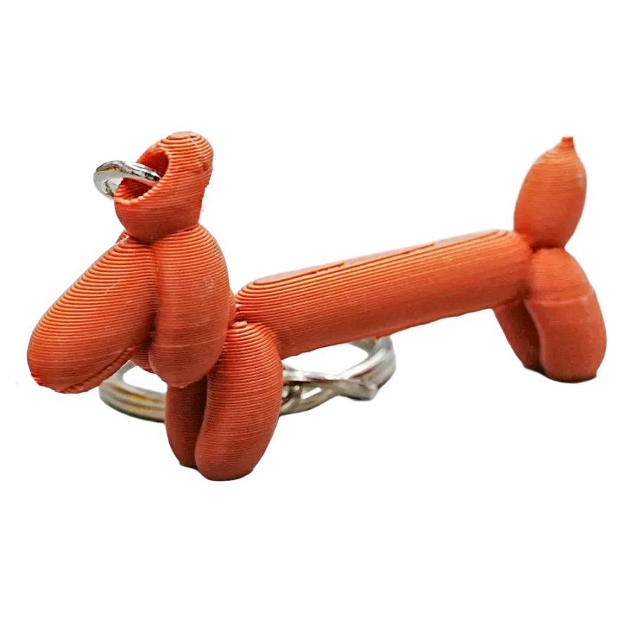 Wien Ballon Hund Schlüsselanhänger - 